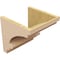Ekena Millwork 12"W x 12"D x 12"H Wide Diane Rough Cedar Woodgrain TimberThane Corbel, Primed Tan CORUR12X12X12DIARCPR - alternate 4